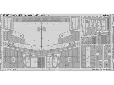 Sea Fury FB.11 exterior 1/48 - Airfix - image 1