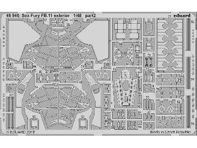 Sea Fury FB.11 exterior 1/48 - Airfix - image 2