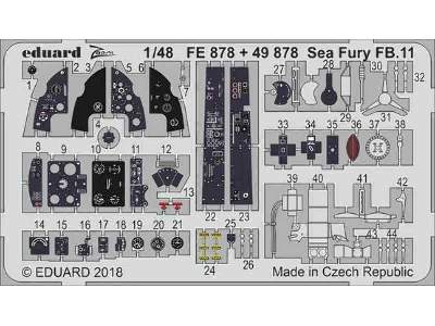 Sea Fury FB.11 interior 1/48 - Airfix - image 1