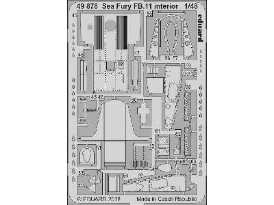 Sea Fury FB.11 interior 1/48 - Airfix - image 2