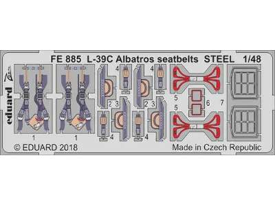 L-39C Albatros seatbelts STEEL 1/48 - Trumpeter - image 1