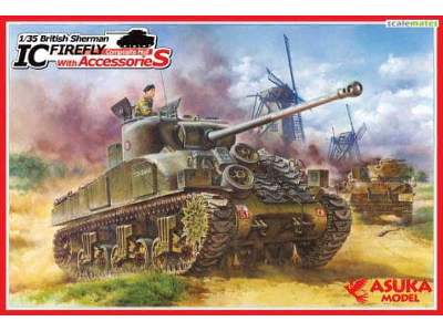 British Sherman Ic Firefly Composite Hull with Accessories - image 1