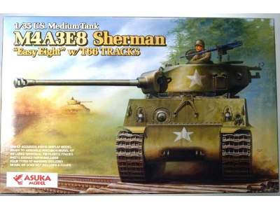 U.S. Medium Tank M4A3E8 Sherman "Easy Eight" w/T66 Tracks - image 1