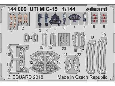 UTI MIG-15 1/144 - Eduard - image 1