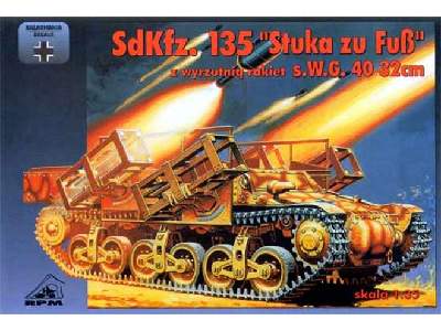 Sd.Kfz.135 Stuka Zu Fuss w/rocket launcher s.W.G. 40 32cm - image 1