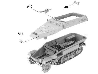 Sd.Kfz. 251/4 German gun-towing tractor - image 4