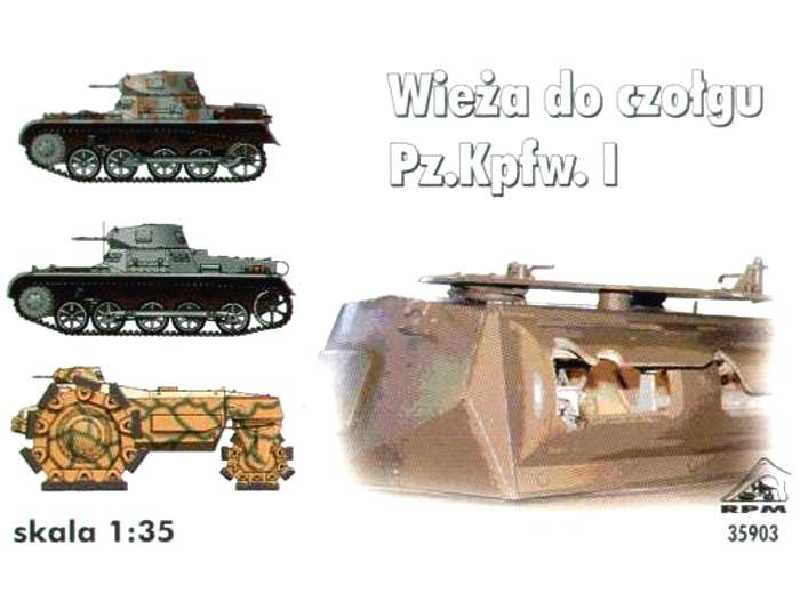 Pz.Kpfw. I Turret w/Interior - image 1