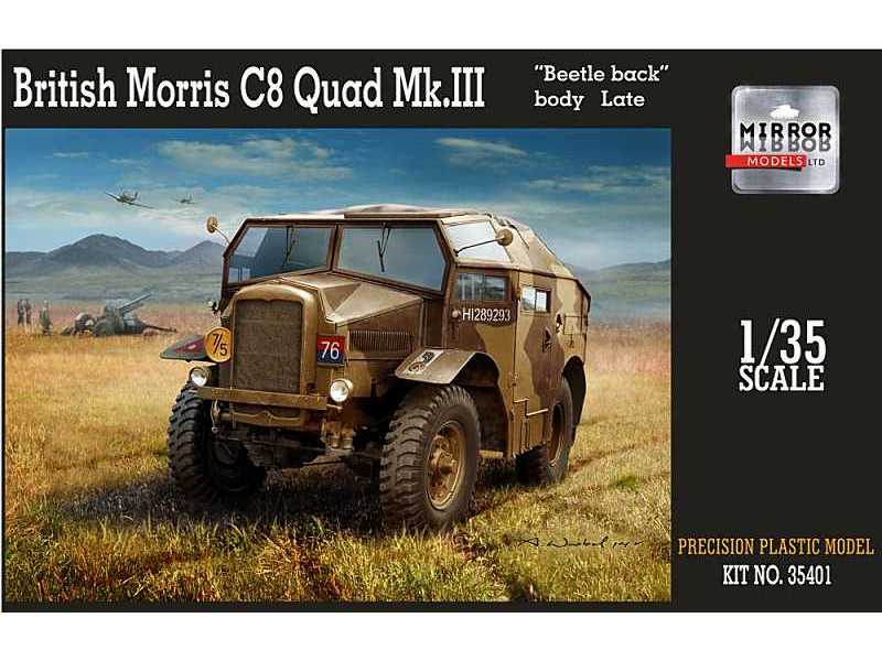 British Morris C8 Quad Mk.III Beetle Back Body Late - image 1