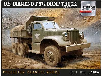 U.S. Diamond T 972 Dump Truck Hard Top Cab - image 1