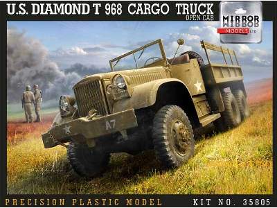 U.S. Diamond T 968 Cargo Truck Open Cab - image 1