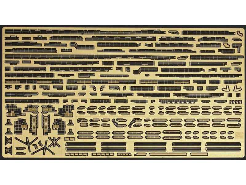 QG26 IJN Carr Akagi Photo Etched Parts Set A - image 1 QG26 IJN Carr Akagi Photo Etched Parts Set A - image 1