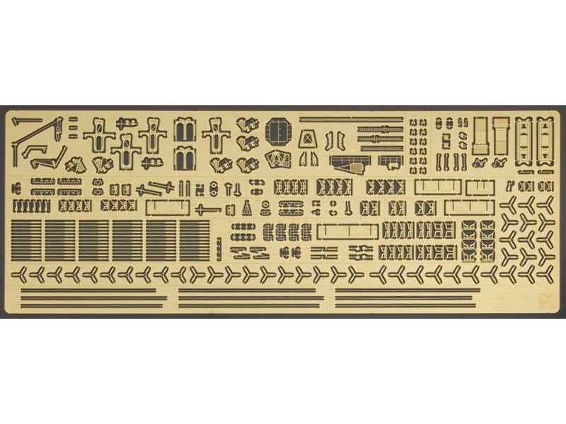 QG28 IJN Aircraft Carrier Akagi Photo Etched Parts Set C - image 1