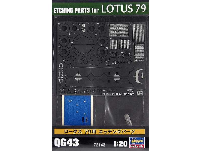 QG43 Etching Parts For Lotus 79 - image 1