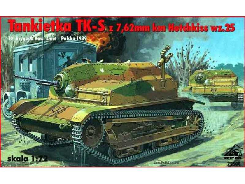Tankiette TK-S w/ 7.62 MG Hotchkiss Mk.25 - Poland 1939 - image 1