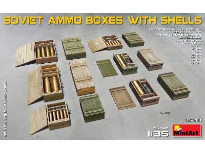 Soviet Ammo Boxes w/shells - image 1