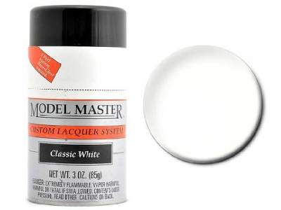 Automotive Lacquer Classic White Spray - image 1