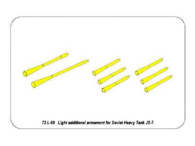 Light additional armament for Soviet tank JS-7 - image 9