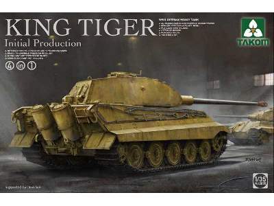 WWII German Heavy Tank King Tiger - Inital production - image 1