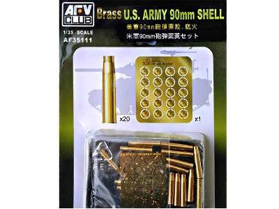 US Army 90 mm Shell  - Brass - image 1