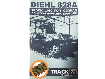 Diehl 828A Track Link for German Schutzenpanzer Marder  - image 1