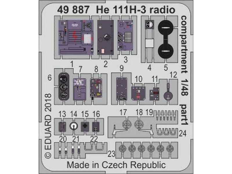 He 111H-3 radio compartment 1/48 - Icm - image 1