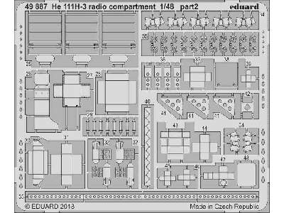 He 111H-3 radio compartment 1/48 - Icm - image 2