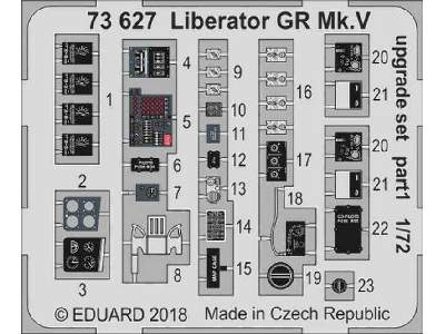 Liberator GR Mk. V upgrade set 1/72 - Eduard - image 1