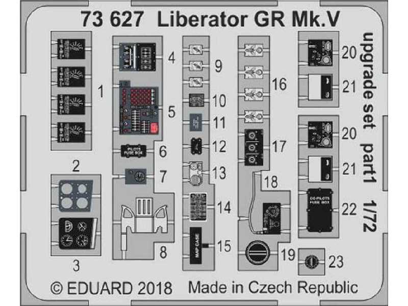 Liberator GR Mk. V upgrade set 1/72 - Eduard - image 1