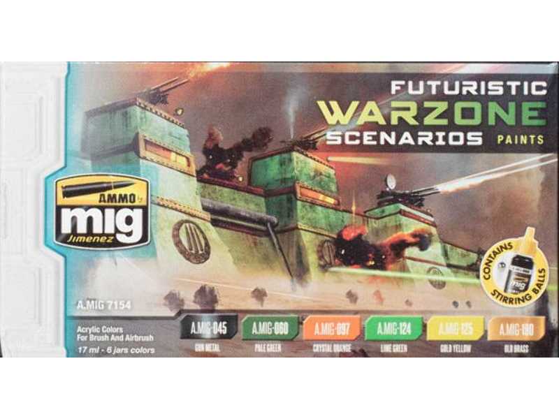 A.Mig 7154 Futuristic Warzone Scenarios Color Set - image 1