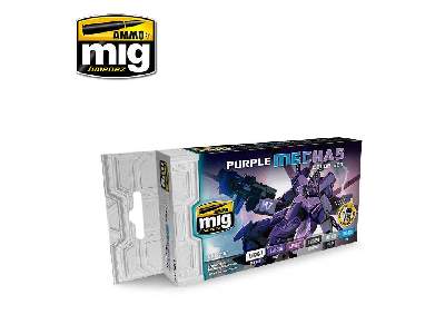 A.Mig-7157 Purple Mechas Color Set - image 1