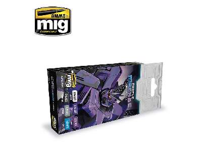 A.Mig-7157 Purple Mechas Color Set - image 3