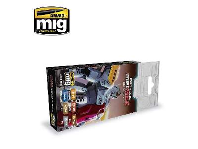 A.Mig-7158 Metallic Mechas Color Set - image 3