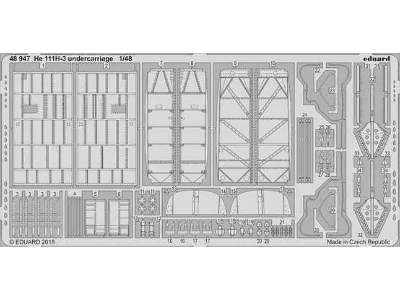 He 111H-3 undercarriage 1/48 - Icm - image 1