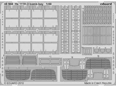 He 111H-3 bomb bay 1/48 - Icm - image 1