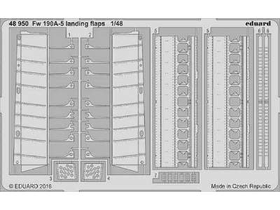 Fw 190A-5 landing flaps 1/48 - Eduard - image 1