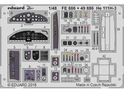 He 111H-3 nose interior 1/48 - Icm - image 1