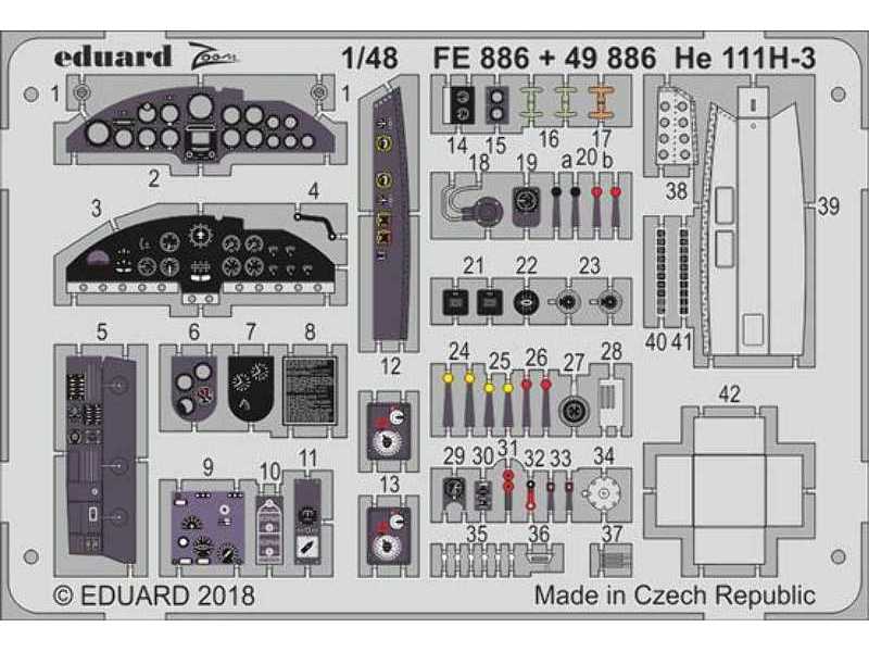 He 111H-3 nose interior 1/48 - Icm - image 1