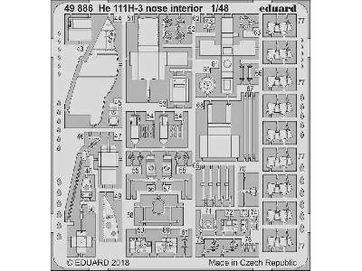 He 111H-3 nose interior 1/48 - Icm - image 2