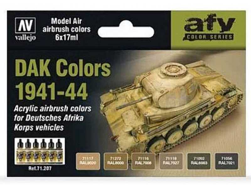 Model Air Color Set DAK Colors 1941-1944 - 6 pcs. - image 1