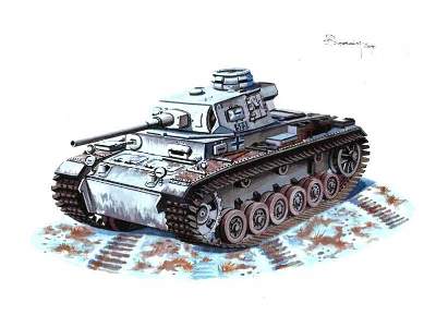 Pz.Kpfw. III Ausf. J (L60) Winterketten - early production - image 2