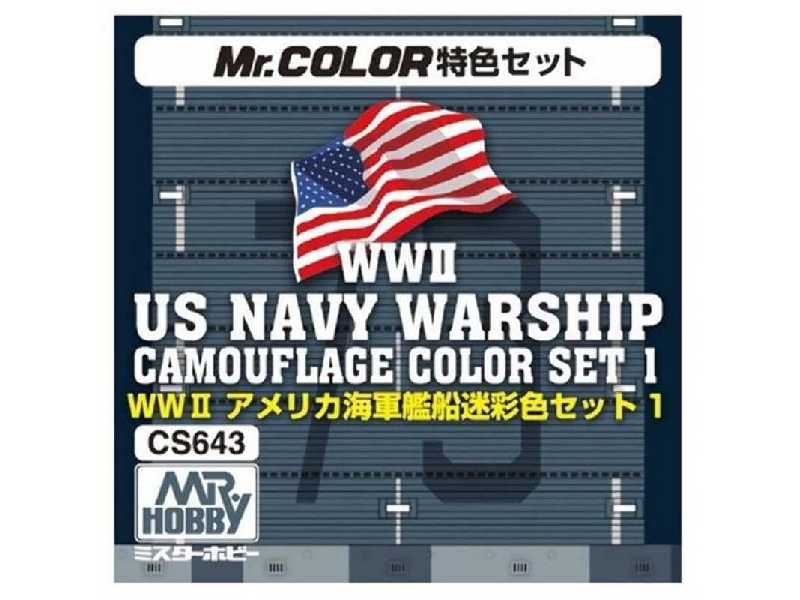 WWii US Navy Warship Camouflage Colour Set1 - image 1
