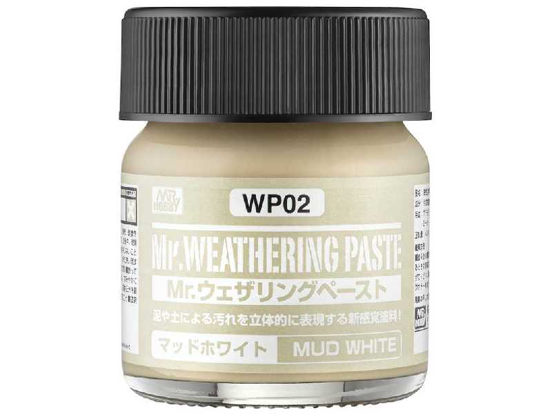 Wp02 Mr.Weathering Paste Mud White - image 1