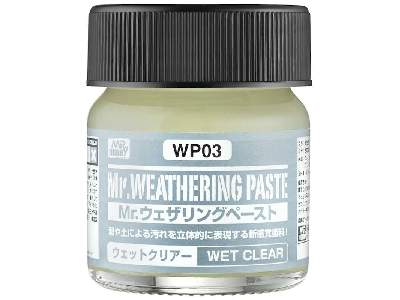 Wp03 Mr.Weathering Paste Wet Clear - image 1