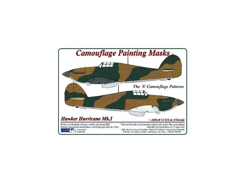 Hawker Hurricane Mk.I - Camouflage Painting Masks - image 1