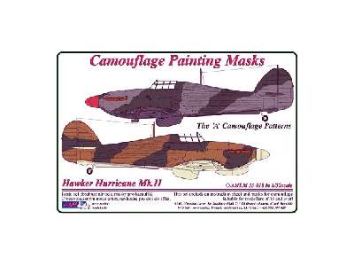 Hawker Hurricane Mk.Ii - Camouflage Painting Masks - image 1