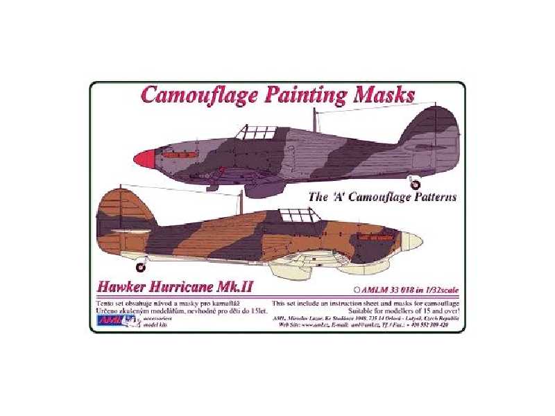 Hawker Hurricane Mk.Ii - Camouflage Painting Masks - image 1