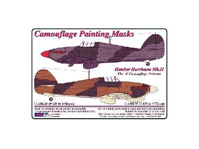 Hawker Hurricane Mk.Ii - Camouflage Painting Masks - image 1