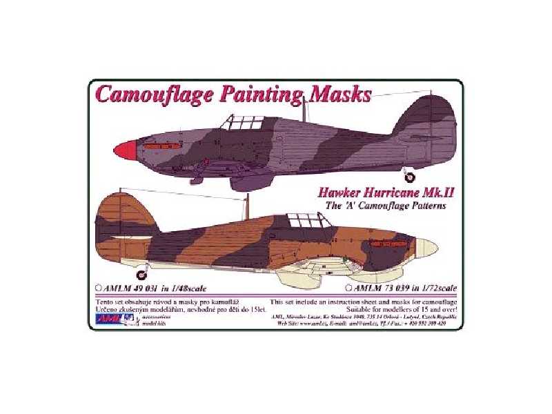 Hawker Hurricane Mk.Ii - Camouflage Painting Masks - image 1