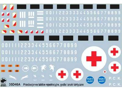 Polish Army vehicles Pre-war registration numbers, unit insignia - image 1