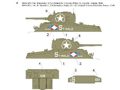 Free French Forces Sherman tanks vol.2 - 1/72 - image 5